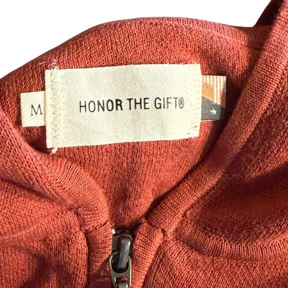 NWT Honor the Gift Cotton Blend Dark Salmon-ish/Orangish Sweatshirt Size Medium - Picture 5 of 8